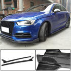 Audi A3 2012-2020 V4 Side Skirts (for S-Line Sedan, Carbon) photo 1