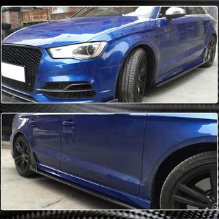 V4 Side Skirts (for S-Line Sedan, Carbon) Audi A3 2012-2020 photo 3