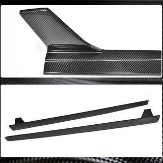 V4 Side Skirts (for S-Line Sedan, Carbon) Audi A3 2012-2020 photo 4
