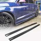 Audi A3 2012-2020 Side Skirts V3 (for S-Line Sedan, Carbon) photo 1