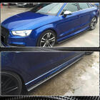 Audi A3 2012-2020 Side Skirts V3 (for S-Line Sedan, Carbon) photo 4