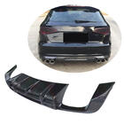 Audi A3 2012-2020 Rear Bumper Diffuser V1 (for S-Line HB 2012-2016, Carbon) photo 1