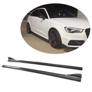 Side Skirts (for S-Line HB 2012-2016, Carbon) Audi A3 2012-2020 photo 1