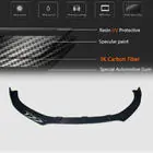 Audi A3 2012-2020 Front bumper lip spoiler Lip V3 (for S-Line Sedan 2012-2016, Carbon) photo 5