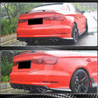 Audi A3 2012-2020 Rear bumper diffuser V3 (for S-Line Sedan 2012-2016, Carbon) photo 3