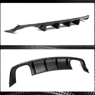 Rear bumper diffuser V3 (for S-Line Sedan 2012-2016, Carbon) Audi A3 2012-2020 photo 4