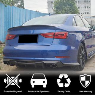 Rear bumper diffuser V1 (for S-Line Sedan 2012-2016, Carbon) Audi A3 2012-2020 photo 2