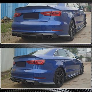 Rear bumper flaps Flap (for S-Line Sedan 2012-2016, Carbon) Audi A3 2012-2020 photo 4