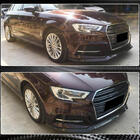 Audi A3 2012-2020 Front Bumper Lip V1 (for S-Line 2017-2020 HB, Carbon) photo 3