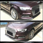 Audi A3 2012-2020 Front bumper lip Lip V3 (for S-Line Sedan 2017-2020, Carbon) photo 4
