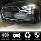 Audi A3 2012-2020 Front bumper lip spoiler Lip V1 (for S-Line 2017-2020 Sedan, Carbon) photo 4