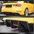 Audi A3 2012-2020 Rear bumper diffuser V3 for S-Line Sedan 2017-2020 (Carbon) photo 3