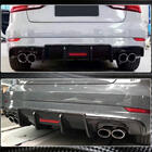 Audi A3 2012-2020 Rear bumper diffuser V3 for S-Line Sedan 2017-2020 (Carbon) photo 4