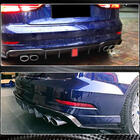 Audi A3 2012-2020 Rear bumper diffuser V2 (for S-Line Sedan 2017-2020, Carbon) photo 3