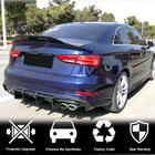 Audi A3 2012-2020 Rear bumper diffuser V1 (for S-Line Sedan 2017-2020, Carbon) photo 4