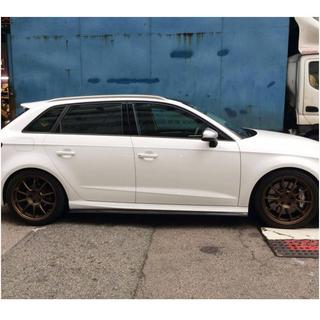 Side Skirts V1 (for S-Line HB, Carbon) Audi A3 2012-2020 photo 2