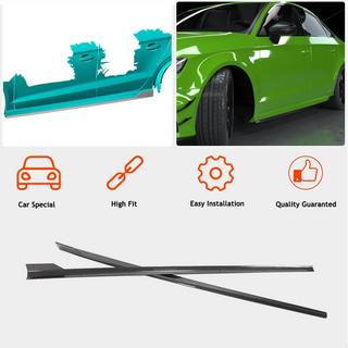 Side skirts V1 (for S-Line Sedan, Carbon) Audi A3 2012-2020 photo 3