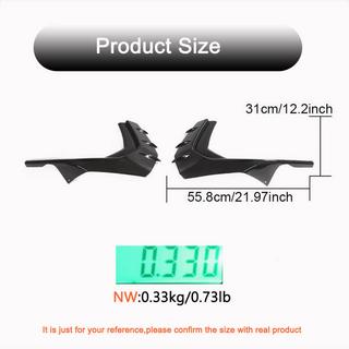 Front bumper lip spoiler (for S-Line Sedan 2020-2023, Carbon) photo 4