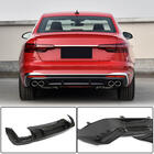 Audi A4 B10 2024- Rear Bumper Diffuser V1 (for S-Line, Carbon) photo 1