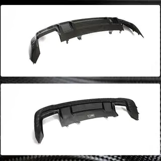 Rear Bumper Diffuser V1 (for S-Line, Carbon) photo 4