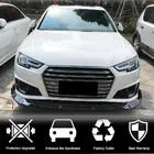 Audi A4 B9 2015-2024 Front bumper lip spoiler Lip V1 (for S-Line Sedan 2015-2019, Carbon) photo 2