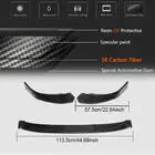 Audi A4 B9 2015-2024 Front bumper lip spoiler Lip V1 (for S-Line Sedan 2015-2019, Carbon) photo 5