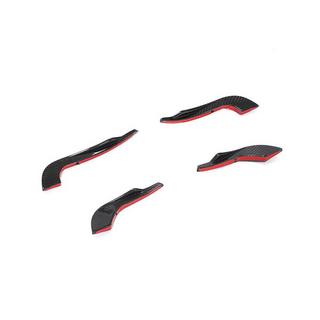 Front Bumper Lip Spoiler V3 (for S-Line Sedan 2015-2019, Carbon) photo 4