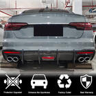 Audi A4 B10 2024- Rear Bumper Diffuser V3 (for S-Line, Carbon) photo 2