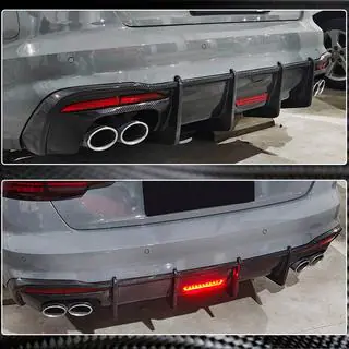 Rear Bumper Diffuser V3 (for S-Line, Carbon) photo 3