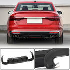 Audi A4 B10 2024- Rear Bumper Diffuser V2 (for S-Line, Carbon) photo 1