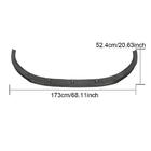 Audi A4 B9 2015-2024 Front bumper lip Lip V6 (for S-Line Sedan 2015-2019, Carbon) photo 6