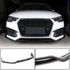 Audi A4 B9 2015-2024 Front bumper lip spoiler Lip V2 (for S-Line Sedan 2015-2019, Carbon) photo 2