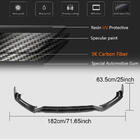 Audi A4 B9 2015-2024 Front bumper lip spoiler Lip V2 (for S-Line Sedan 2015-2019, Carbon) photo 6