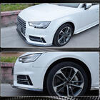 Audi A4 B9 2015-2024 Front bumper lip spoiler Lip V4 (for S-Line Sedan 2015-2019, Carbon) photo 4