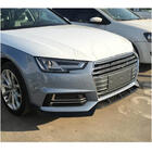 Audi A4 B9 2015-2024 Front bumper lip Lip V5 (for S-Line Sedan 2015-2019, Carbon) photo 3