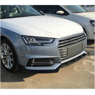 Front bumper lip Lip V5 (for S-Line Sedan 2015-2019, Carbon) photo 3