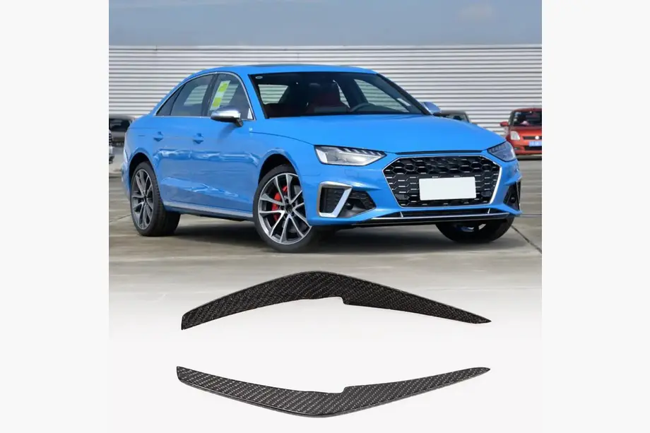 Front bumper lip (for S-Line 2019-2024, Carbon) photo 1