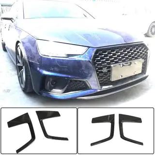 Fog light trim covers V3 (for S-Line Sedan 2015-2019, Carbon) photo 2
