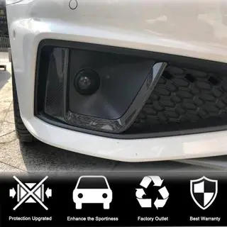 Fog light trim covers V3 (for S-Line Sedan 2015-2019, Carbon) photo 3