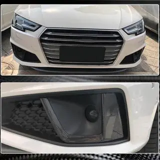 Fog light trim covers V3 (for S-Line Sedan 2015-2019, Carbon) photo 4