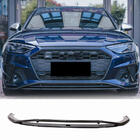 Audi A4 B9 2015-2024 Front bumper lip Lip V2 (for S-Line Sedan 2019-2024, Carbon) photo 1