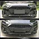Audi A4 B9 2015-2024 Front bumper lip Lip V2 (for S-Line Sedan 2019-2024, Carbon) photo 4