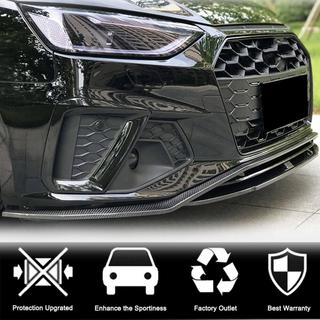 Front bumper lip Lip V2 (for S-Line Sedan 2019-2024, Carbon) photo 3