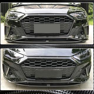 Front bumper lip Lip V2 (for S-Line Sedan 2019-2024, Carbon) photo 4