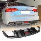 Audi A4 B8 2007-2015 Rear Bumper Diffuser V1 (for S4 2009-2012, Carbon) photo 9