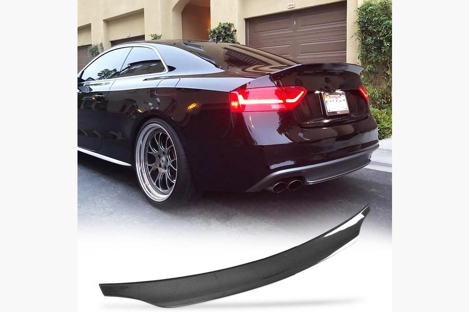 Audi A4 B8 2007-2015 Rear Spoiler (for S4 2013-2016, Carbon) Image