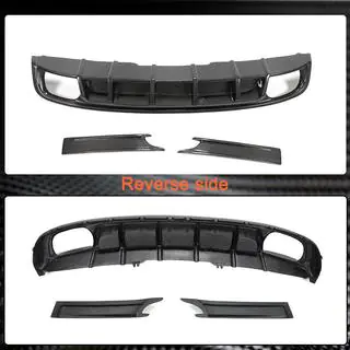 Rear Bumper Diffuser (for S4 2017-2020, Carbon) photo 4