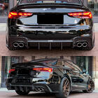Audi A5 2016-2025 Rear Bumper Diffuser V2 (for S-Line 2021-2025, Carbon) photo 2