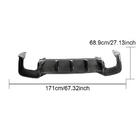 Audi A5 2016-2025 Rear Bumper Diffuser V2 (for S-Line 2021-2025, Carbon) photo 3