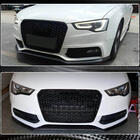 Audi A5 2007-2015 Front Bumper Lip V1 for S-Line 2012-2015, Carbon photo 3